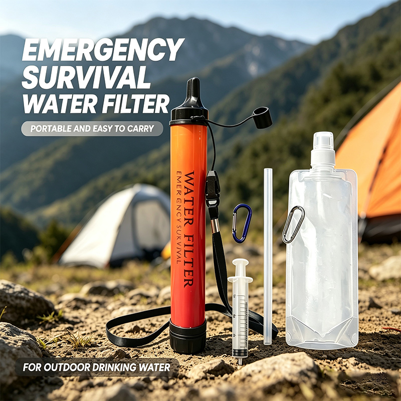 Water Purification Straw - Mini filtre à eau portable pour