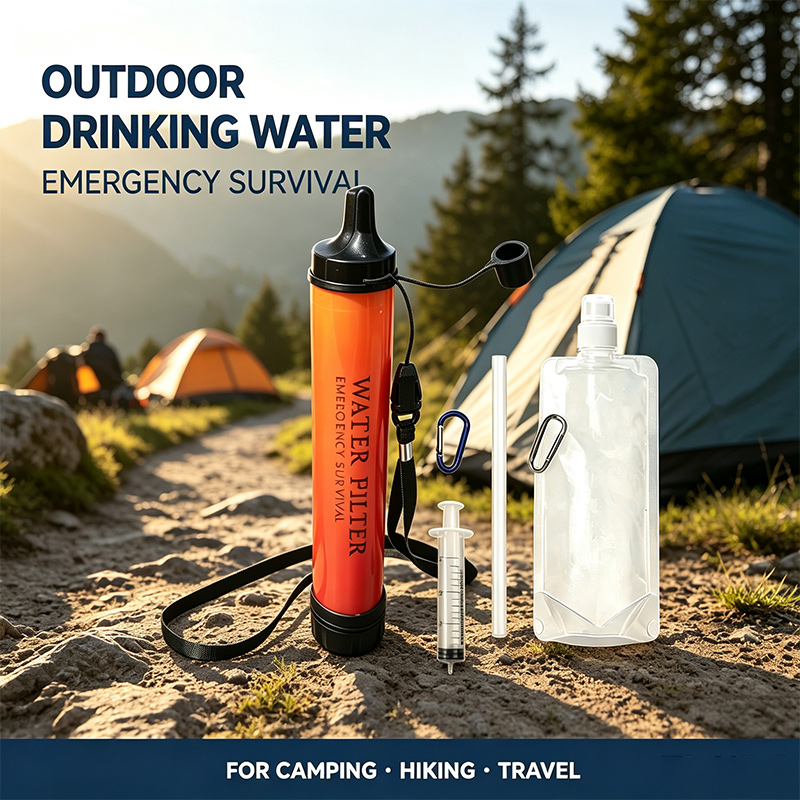 Mini filtre à eau portable pou - Water Purification Straw avis et prix